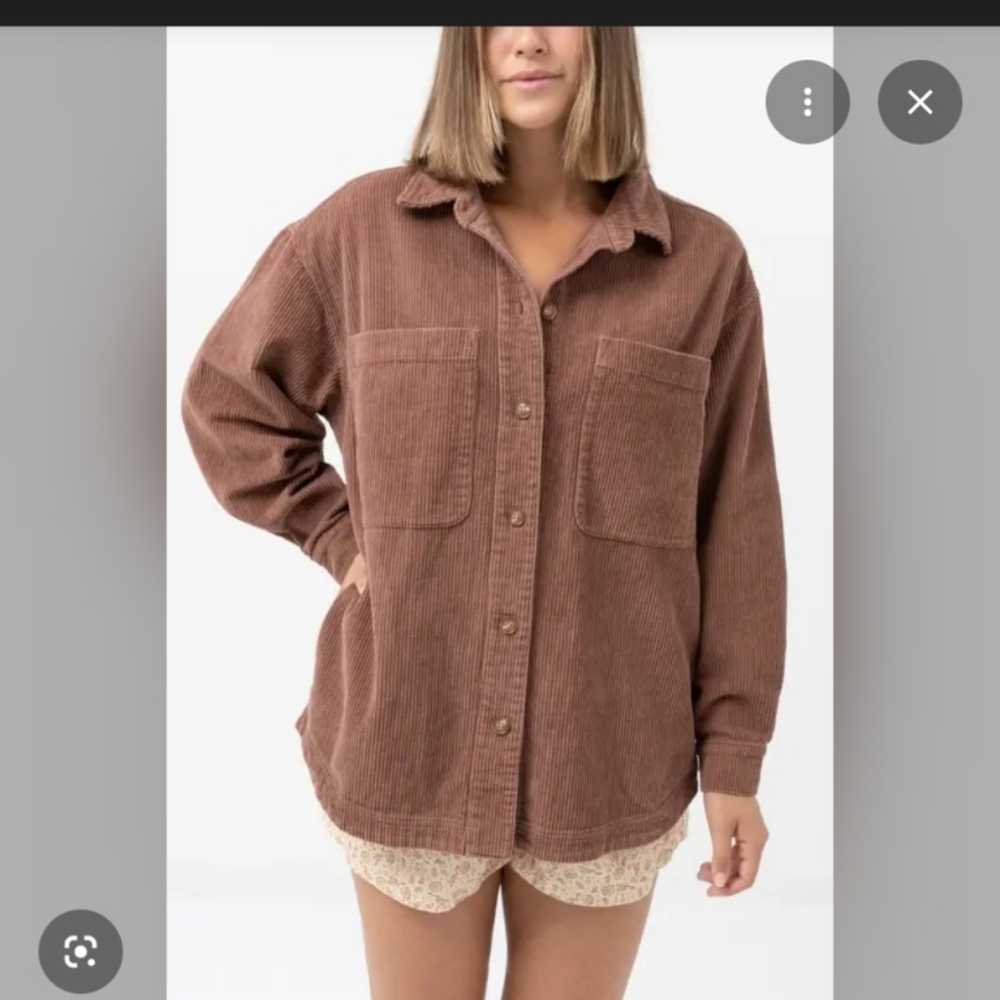 Rhythm. Corduroy Oversized Jacket Shirt Jacket - Picture 8 of 8